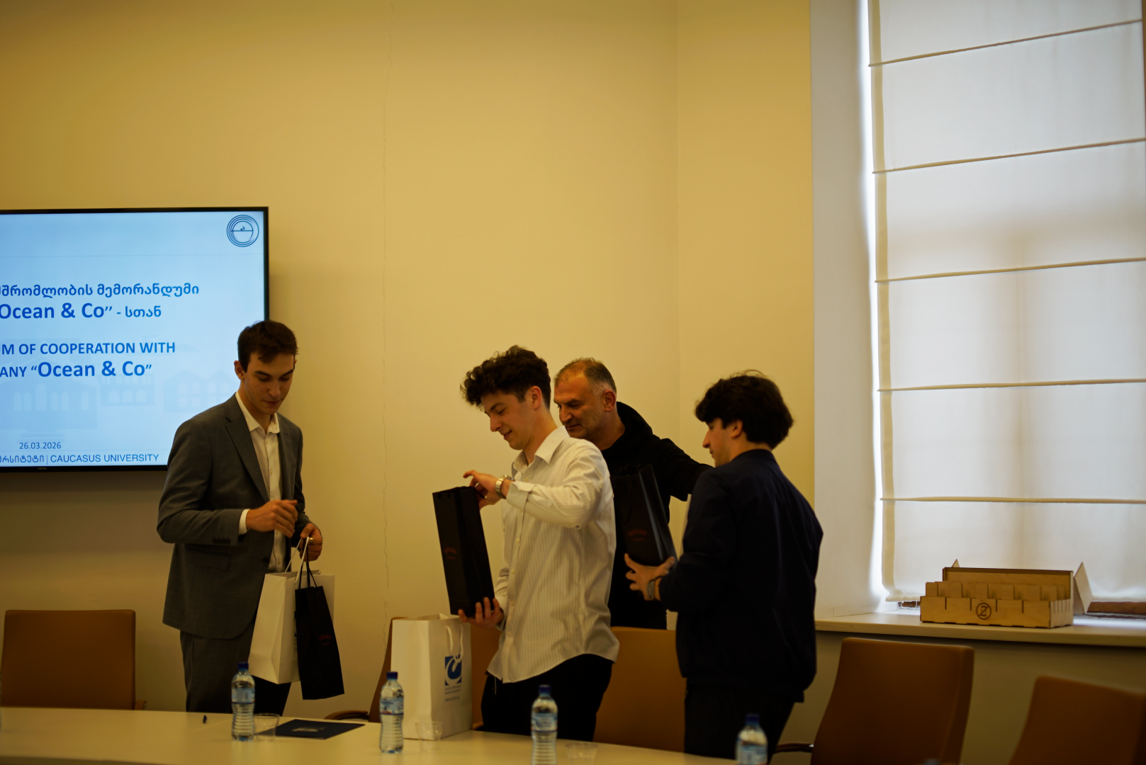 ურთიერთთანამშრომლობის მემორანდუმი ,,Ocean & Co''-თან